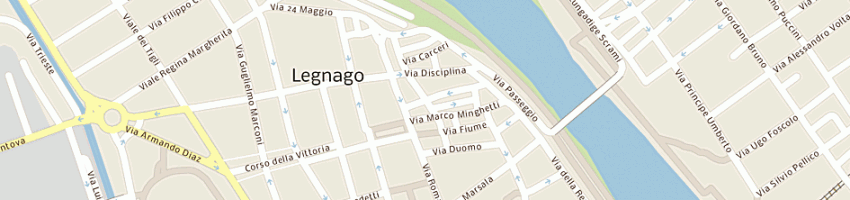 Mappa della impresa pescheria muraro snc di muraro moreno e c a LEGNAGO