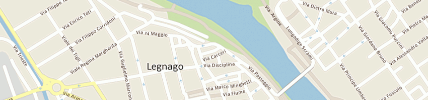 Mappa della impresa cosed di bernamonte pierluigi e mirella (snc) a LEGNAGO