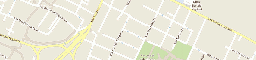 Mappa della impresa borelli lorenzo a BOLOGNA