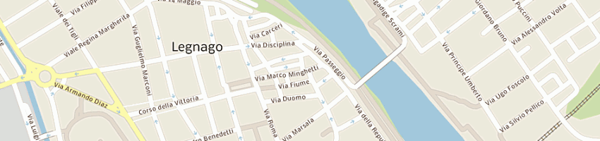 Mappa della impresa tiger masck tattoo studio di cagliarane nicola a LEGNAGO