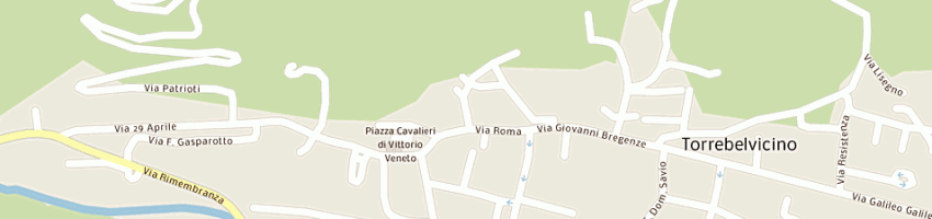 Mappa della impresa instel (snc) a TORREBELVICINO