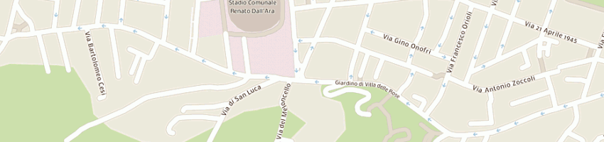 Mappa della impresa l'orchidea blu a BOLOGNA