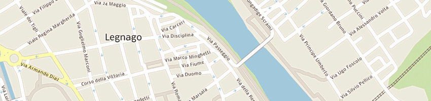 Mappa della impresa la nuova veneta soccoop a rl a LEGNAGO