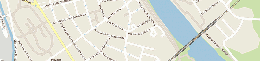 Mappa della impresa rettondini michele di rettondini geom antonio e c sas a LEGNAGO