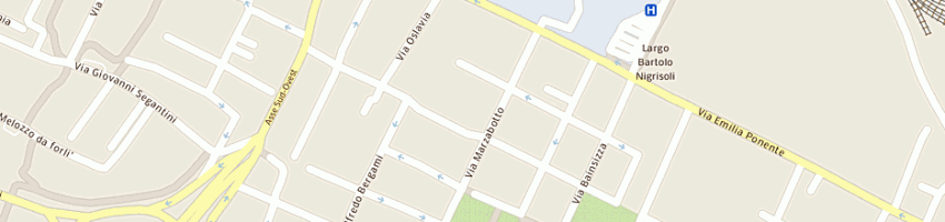 Mappa della impresa nido d'infanzia cavina 2 a BOLOGNA