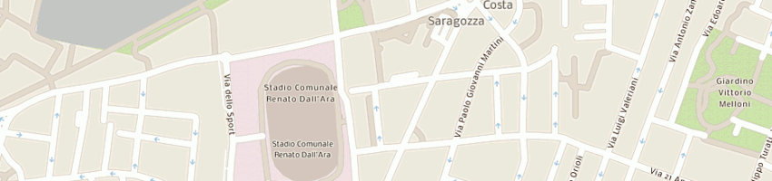 Mappa della impresa ximenes stefano a BOLOGNA