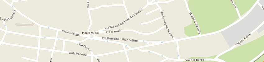 Mappa della impresa cooperativa contadini alta valsugana a LEVICO TERME