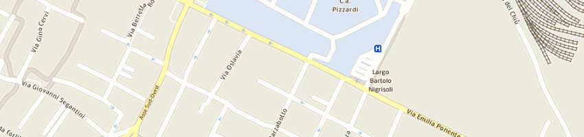 Mappa della impresa garisenda pompe funebri srl a BOLOGNA