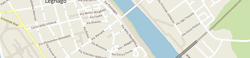 Mappa della impresa pulimarket perandin e e boin u a LEGNAGO