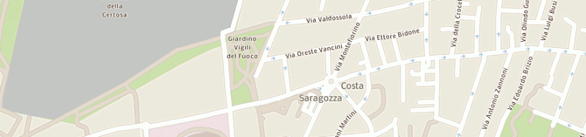 Mappa della impresa morigi rappresentanze sas di daniele morigi e c a BOLOGNA