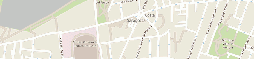 Mappa della impresa poste italiane spa - filiale bologna 1 a BOLOGNA