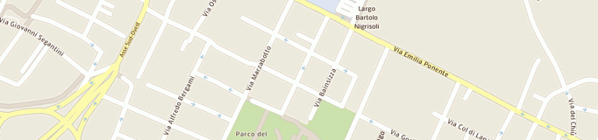 Mappa della impresa centro ortopedico corsini srl a BOLOGNA