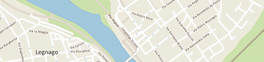Mappa della impresa foto dante di denner dominique e c sas a LEGNAGO