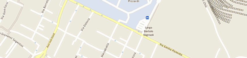 Mappa della impresa bar canoa a BOLOGNA