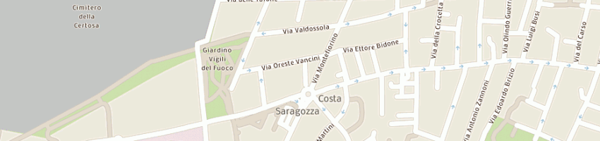 Mappa della impresa saxofone '95 srl a BOLOGNA