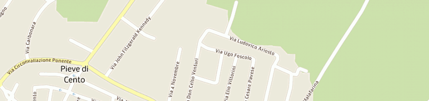 Mappa della impresa gias sas di asaro leopoldo e c a PIEVE DI CENTO