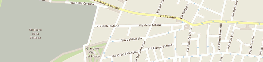 Mappa della impresa pasquini e brusiani a BOLOGNA