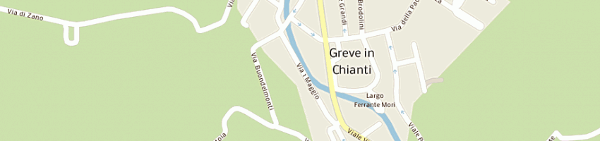 Mappa della impresa damiani stefano a GREVE IN CHIANTI