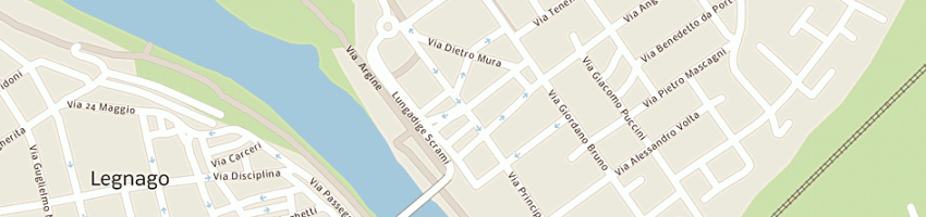 Mappa della impresa farmacia zanoni giovanni a LEGNAGO