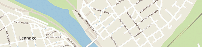 Mappa della impresa a e g costruzioni srl a LEGNAGO