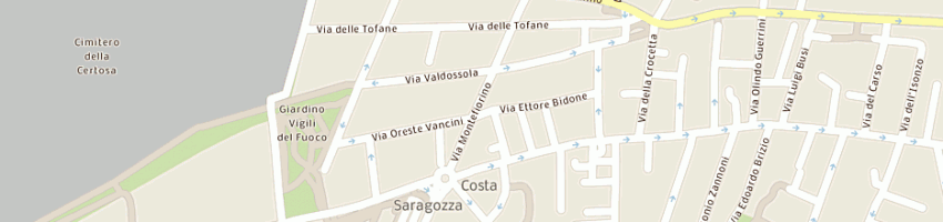 Mappa della impresa credito emiliano (spa) a BOLOGNA
