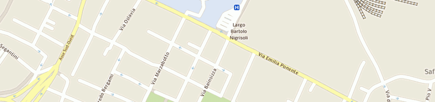 Mappa della impresa placci andrea a BOLOGNA