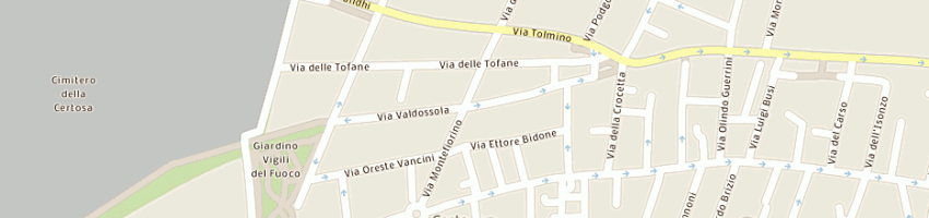 Mappa della impresa acqua e sapone a BOLOGNA