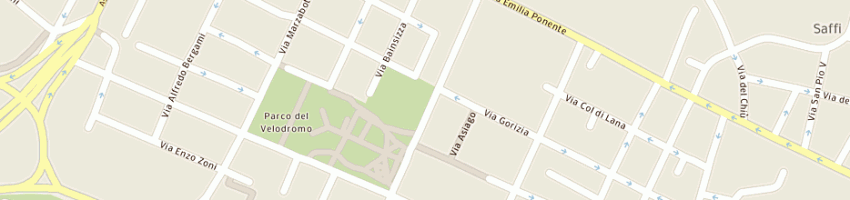 Mappa della impresa ramponi giampaolo a BOLOGNA