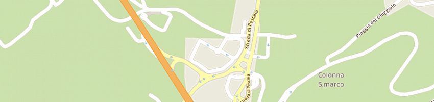 Mappa della impresa pizzeria extra moenia a SIENA