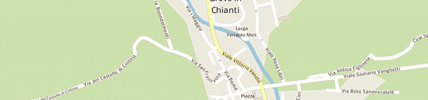 Mappa della impresa bar la cantina a GREVE IN CHIANTI