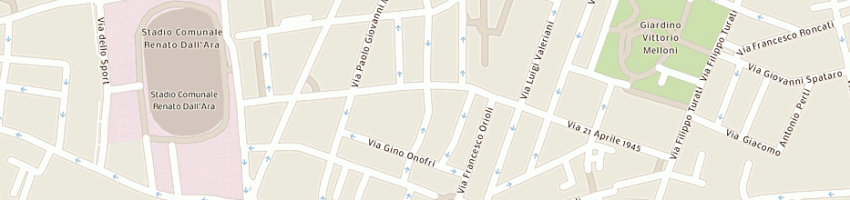 Mappa della impresa testi antonio a BOLOGNA