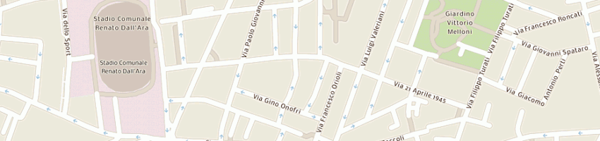 Mappa della impresa adalio giuseppina a BOLOGNA
