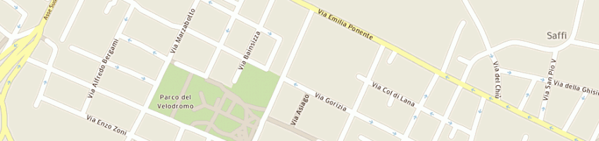 Mappa della impresa scagliarini walter a BOLOGNA