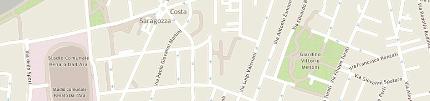 Mappa della impresa virtus tennis a BOLOGNA