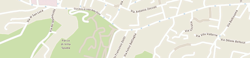 Mappa della impresa forno saragozza di tassi dario e c a BOLOGNA