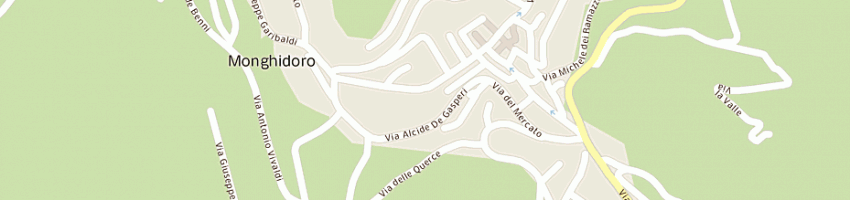 Mappa della impresa bar pineta snc a MONGHIDORO
