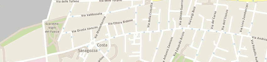 Mappa della impresa abina sas di mohammed homyoun e c a BOLOGNA