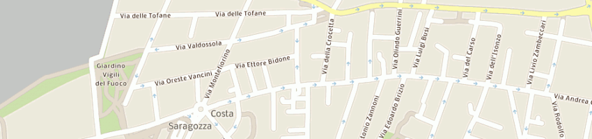 Mappa della impresa maitri sas di fornari vittoria e c a BOLOGNA