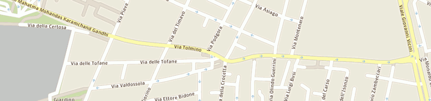 Mappa della impresa guarnieri mario a BOLOGNA