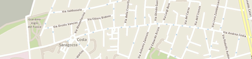 Mappa della impresa pizzeria al tavolaccio a BOLOGNA