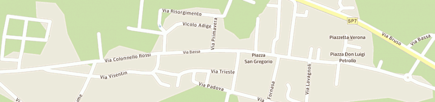 Mappa della impresa pasta cologna di garbin bruno a VERONELLA