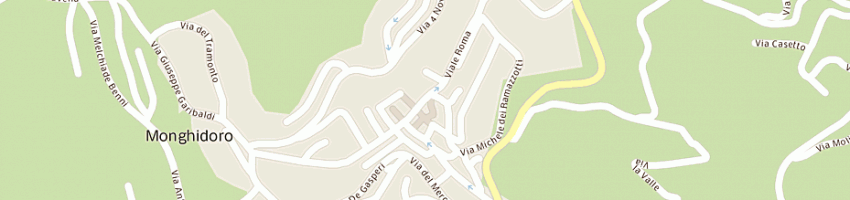Mappa della impresa franchini fabio a MONGHIDORO