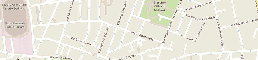 Mappa della impresa guernelli franco a BOLOGNA