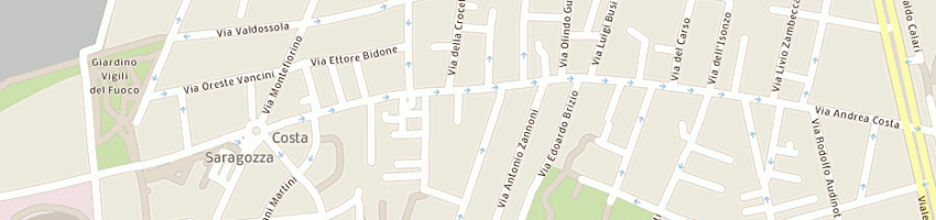 Mappa della impresa fusco mariateresa e c snc a BOLOGNA