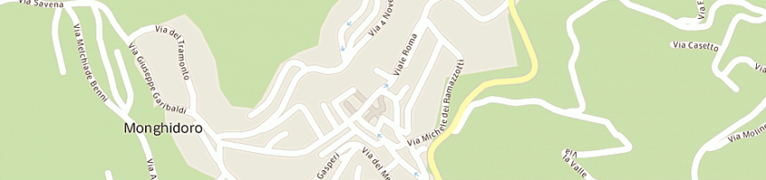 Mappa della impresa farmacia di monghidoro a MONGHIDORO