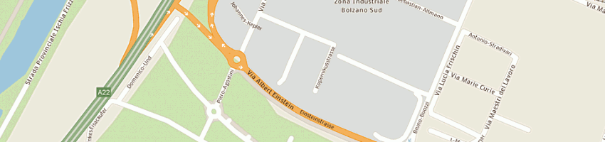 Mappa della impresa volpi amedeo sas a BOLZANO