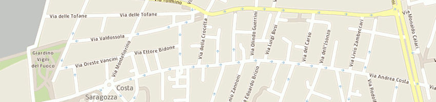 Mappa della impresa artemis di orsoni marina a BOLOGNA