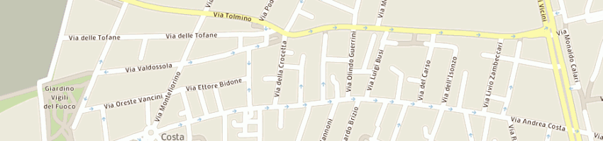 Mappa della impresa profumeria raggi a BOLOGNA