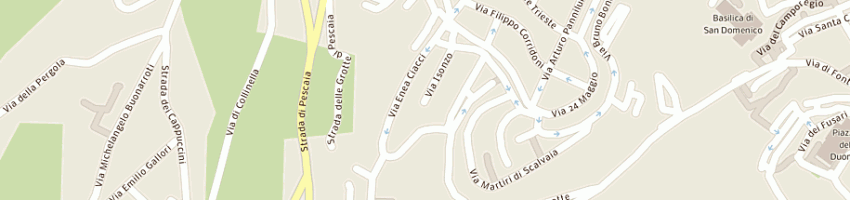 Mappa della impresa tozzi paolo a SIENA