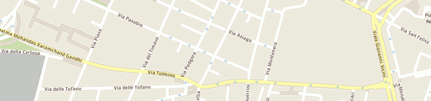 Mappa della impresa panificio ferrarese di valentini nino e c sdf a BOLOGNA